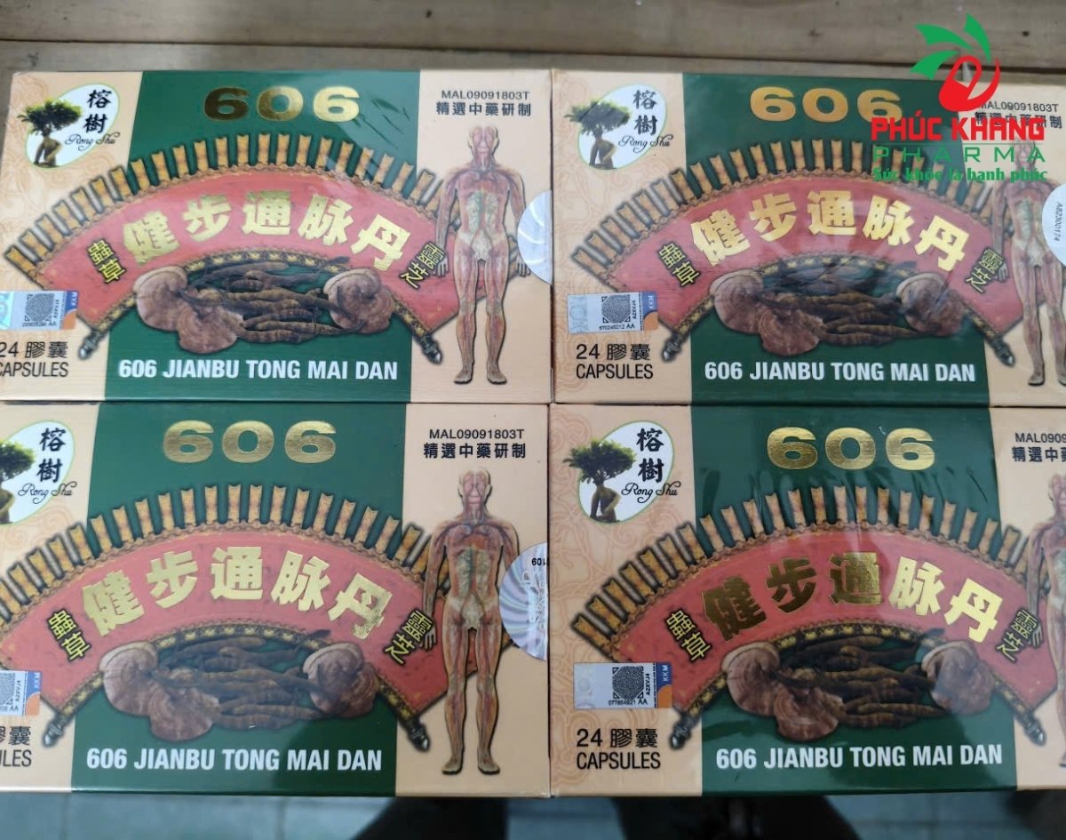 Giới thiệu về sản phẩm Viên Xương Khớp 606 Jianbu Tongmai Dan