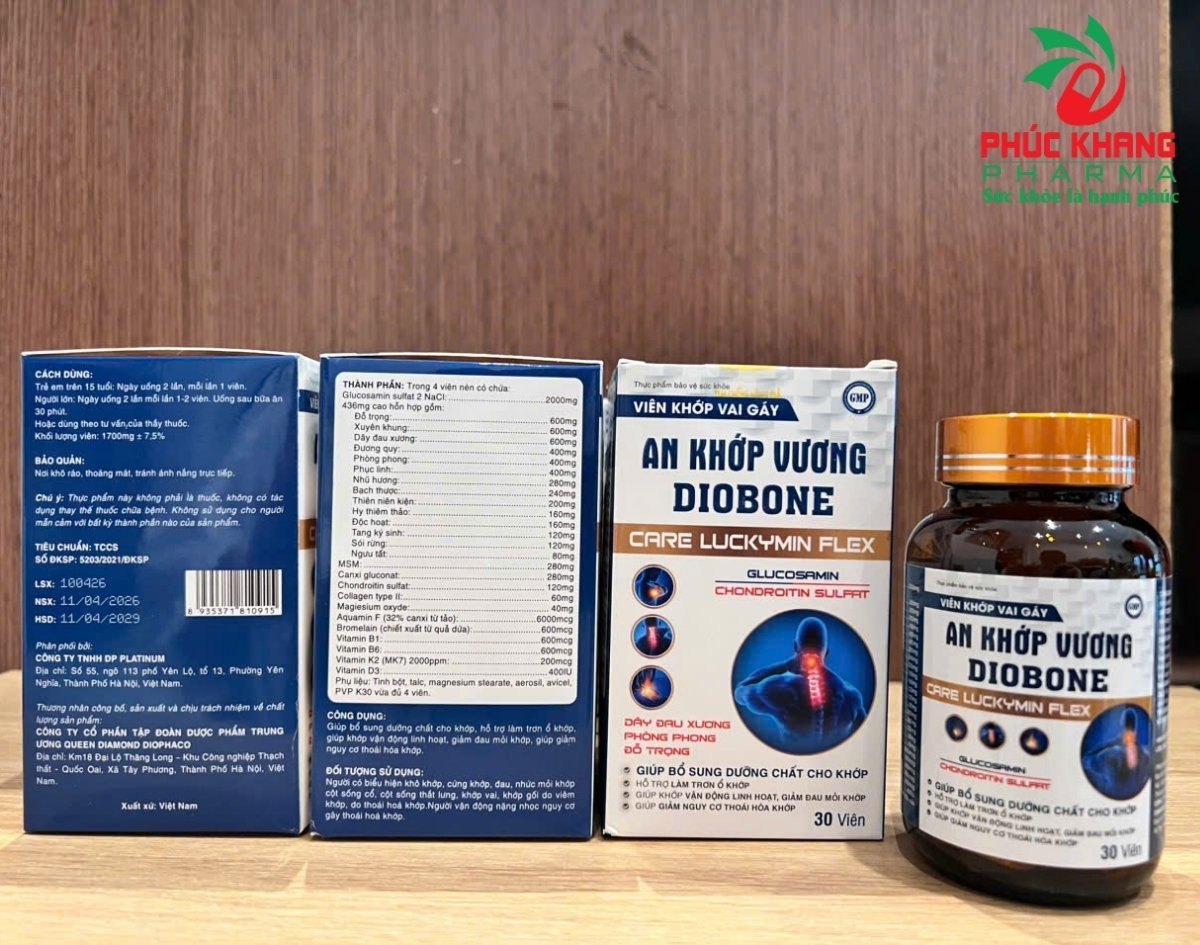 Công Dụng Của Viên Xương Khớp An Khớp Vương Diobone