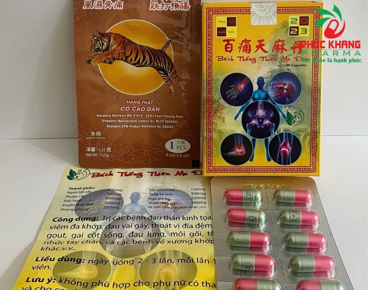 Hướng Dẫn Cách Phân Biệt Viên Xương Khớp Bách Thống Thiên Ma Đơn Chính Hãng