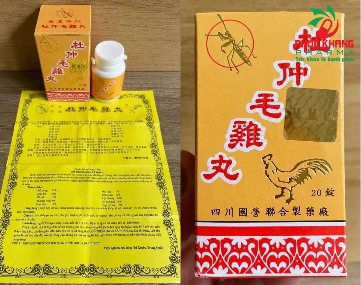 Công Dụng của Viên Xương Khớp Đỗ Trọng Mao Kê Hoàn