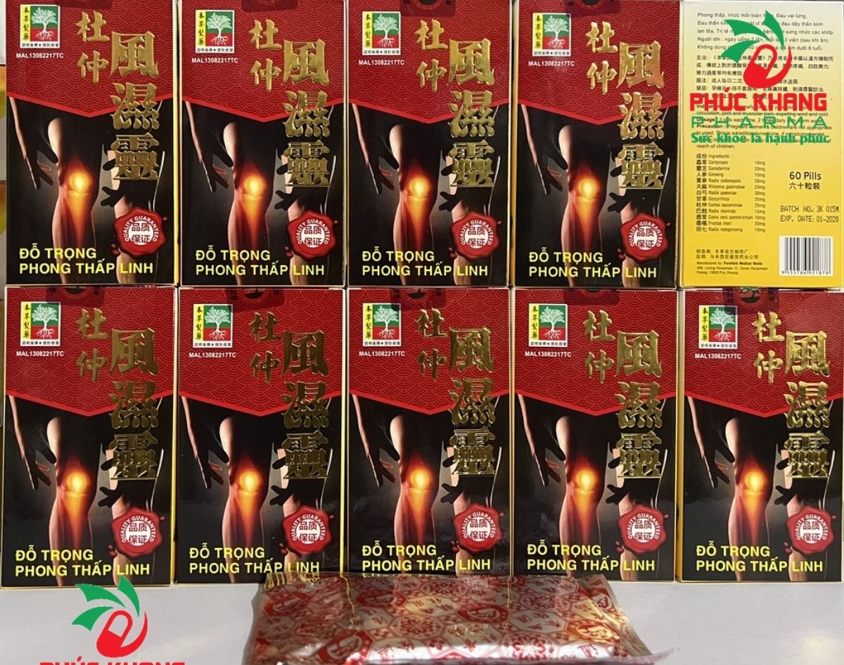Giới Thiệu Về Sản Phẩm Viên Xương Khớp Đỗ Trọng Phong Thấp Linh