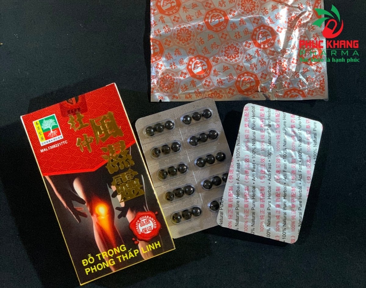 Quy Cách Đóng Gói Và Cách Bảo Quản Viên Xương Khớp Đỗ Trọng Phong Thấp Linh