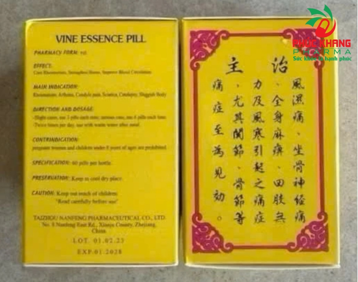 Công Dụng Của Viên Xương Khớp Ngự Dụng Tứ Đằng Tố
