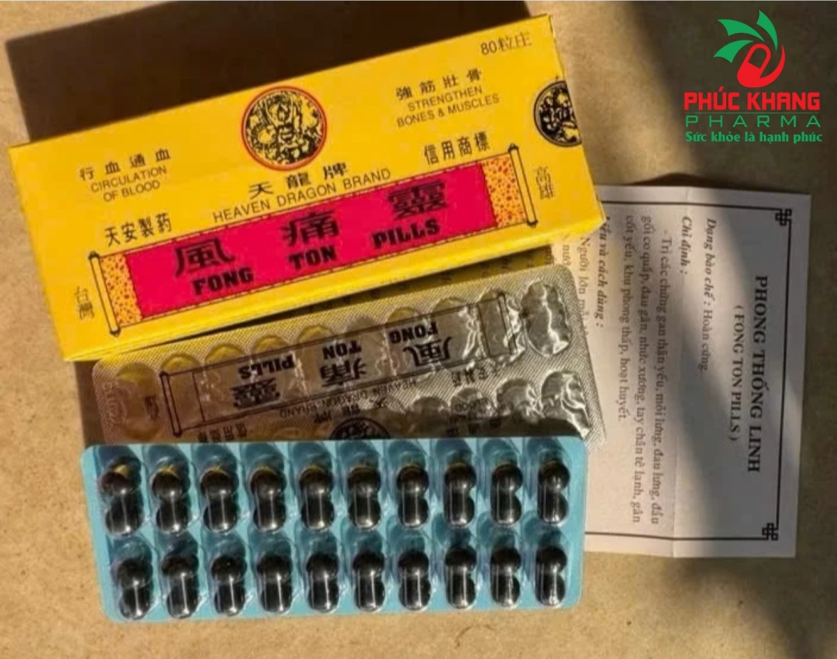 Giới thiệu về sản phẩm Viên Xương Khớp Phong Thống Linh - Fong Tin Pills