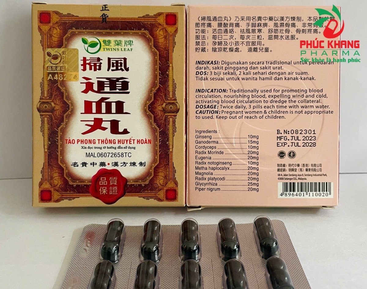 Giới thiệu về sản phẩm Viên Xương Khớp Tảo Phong Thông Huyết Hoàn