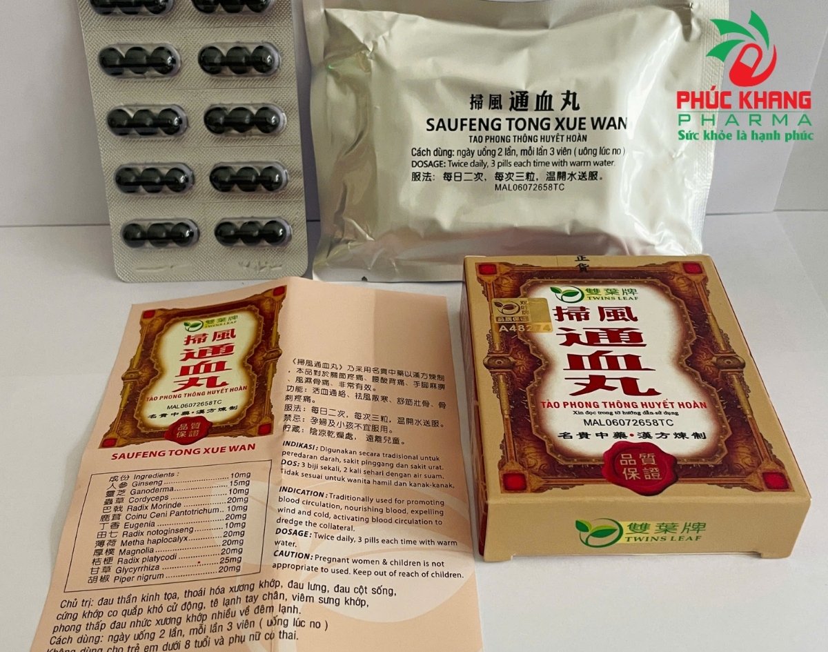 Quy Cách Đóng Gói Và Cách Bảo Quản Viên Xương Khớp Tảo Phong Thông Huyết Hoàn