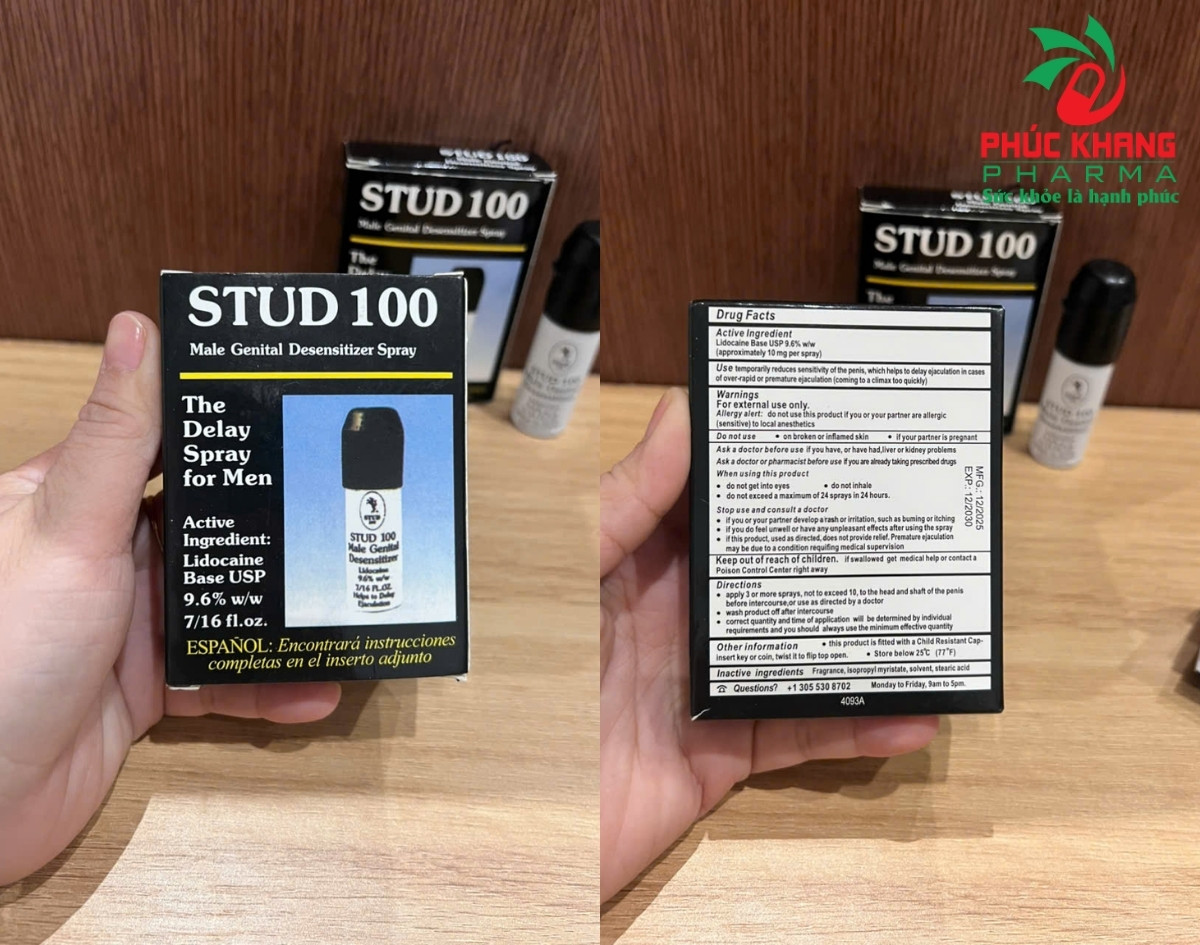 Công Dụng Của Sản Phẩm Xịt Stud 100